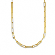 Schakelkettingen van Stainless steel Roestvrij staal (RVS) Gold