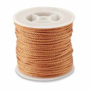 Trendy koord 2mm Camel brown
