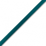 Lint van satijn Teal blue