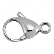 Stainless steel karabijn slot 10mm van roestvrij staal (RVS) Zilver