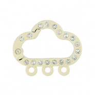 Gekleurde onderdelen voor sleutelhanger cloud with 3 eyes Off white