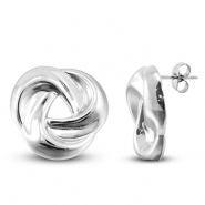 Oorbellen / oorstekers van Stainless steel Roestvrij staal (RVS) Silver