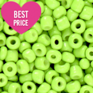 Rocailles 6/0 (4mm) Apple green