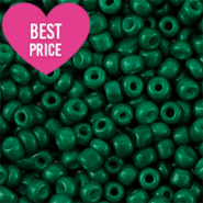 Rocailles 6/0 (4mm) Dark green