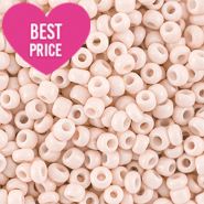 Rocailles 8/0 (3mm) Peach beige