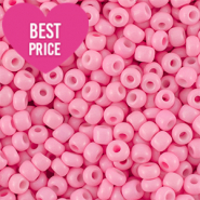 Rocailles 8/0 (3mm) Pink