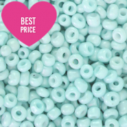 Rocailles 8/0 (3mm) Tiffany blue
