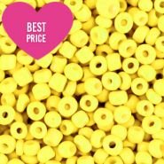 Rocailles 8/0 (3mm) Bold neon yellow
