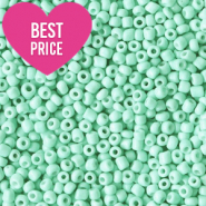 Rocailles 12/0 (2mm) Mint turquoise