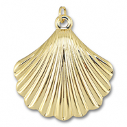 Brass TQ metaal bedels shell Gold