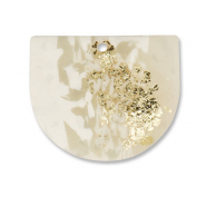 hangers van polymeer Off white-beige-gold