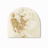 hangers van polymeer Off white-beige-gold