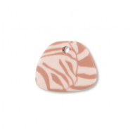 hangers van polymeer trapezium Light peach pink-light brown