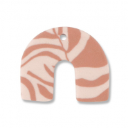 hangers van polymeer arch Light peach pink-light brown
