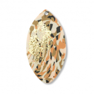 hangers van polymeer leaf Brown-pink-white-gold