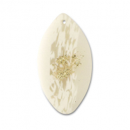 hangers van polymeer leaf Off white-beige-gold