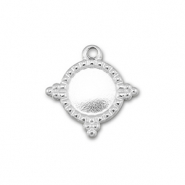 BY31&reg; Bedels van Stainless steel Roestvrij staal (RVS) met setting voor SS30 flatback Silver