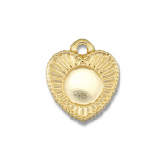 BY31&reg; Bedels van Stainless steel Roestvrij staal (RVS) met setting voor SS20 flatback Gold