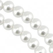 Glasparels rond 12mm White