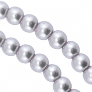 Glasparels rond 4mm Grey