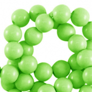 8 mm kralen van acryl shiny Light green