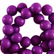 4 mm kralen van acryl shiny Aubergine purple