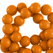 4 mm kralen van acryl shiny Copper brown
