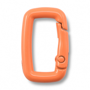 Gekleurde onderdelen voor sleutelhanger rectangle Orange