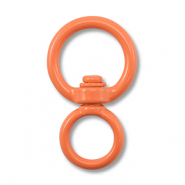 Gekleurde onderdelen voor sleutelhanger round Orange