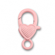 Gekleurde onderdelen voor karabijnslot heart Pink