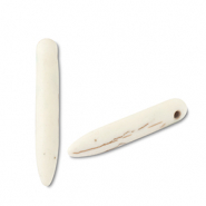 Keramiek kraal stick Off white