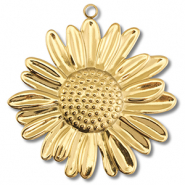Hangers van Stainless steel Roestvrij staal (RVS) flower Gold
