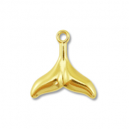 Bedels van Stainless steel Roestvrij staal (RVS) tail fin Gold