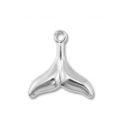 Bedels van Stainless steel Roestvrij staal (RVS) tail fin Silver