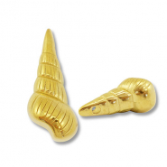 Bedels van Stainless steel Roestvrij staal (RVS) whelk Gold