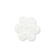 Hanger van parels flower White