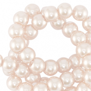 Glasparels rond 6mm Beige
