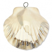Grieks keramiek DQ scallop Beige-brown