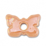 Grieks keramiek DQ butterfly Coral peach