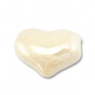 Grieks keramiek DQ heart Off white