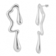Musthave oorbellen irregular Silver