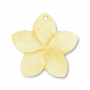 Schelp hanger flower Yellow