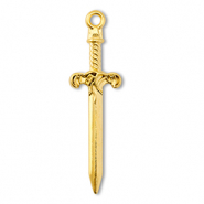 Metaal bedels DQ sword Goud (nikkelvrij)
