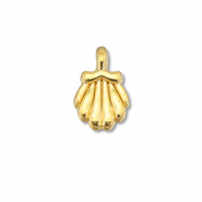 Metaal bedels DQ shell Goud (nikkelvrij)