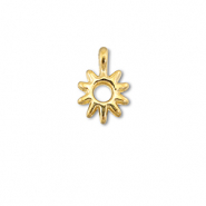 Metaal bedels DQ sun Goud (nikkelvrij)