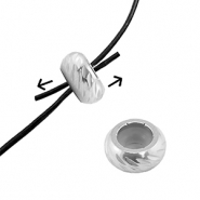 Benodigdheden van Stainless steel Roestvrij staal (RVS) bead stopper with motif 7mm Silver
