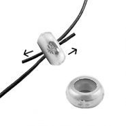 Benodigdheden van Stainless steel Roestvrij staal (RVS) bead stopper with motif 6mm Silver