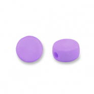 Kralen acryl disc Lavender