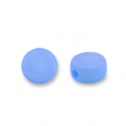 Kralen acryl disc Blue