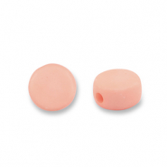 Kralen acryl disc Peachy orange